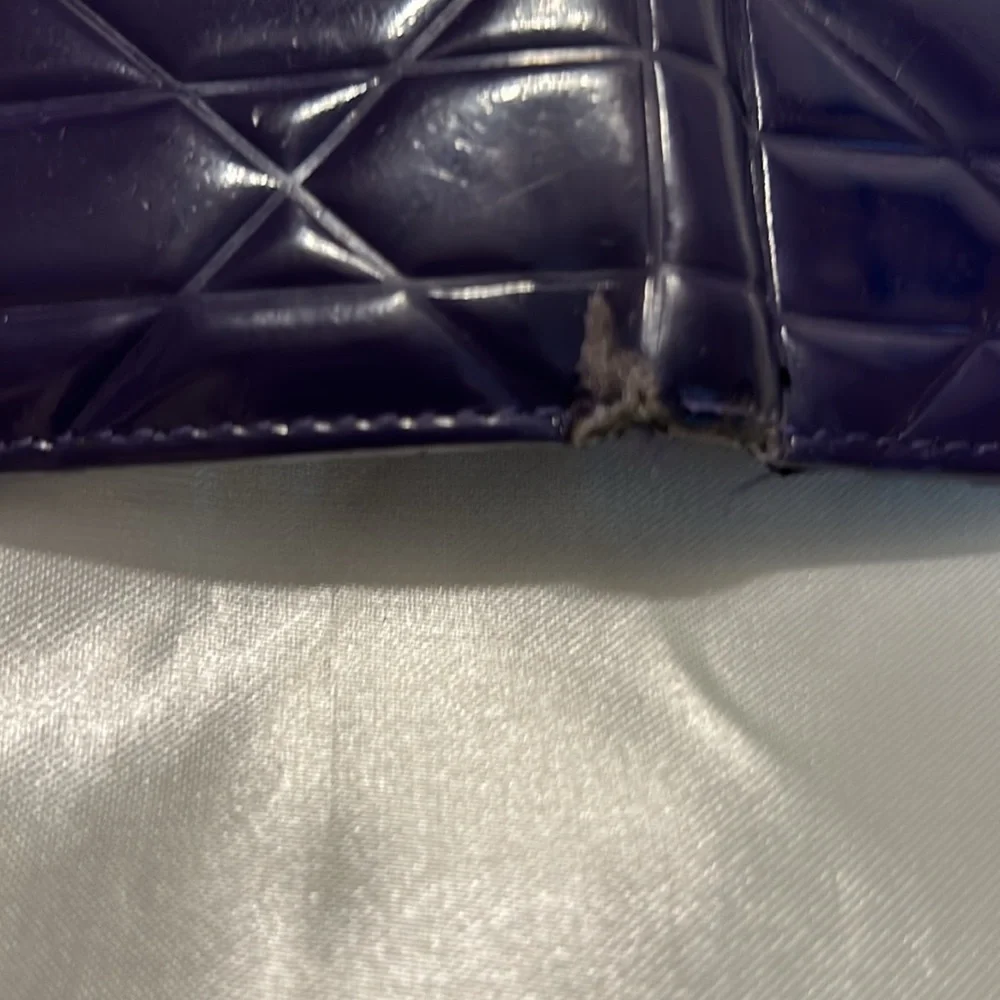 Dior Ladies Dark Purple Wallet